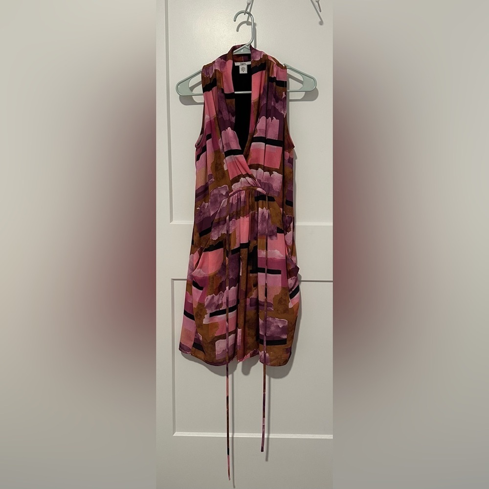 Bar III Pink and Brown Midi Dress - Picture 4 of 10
